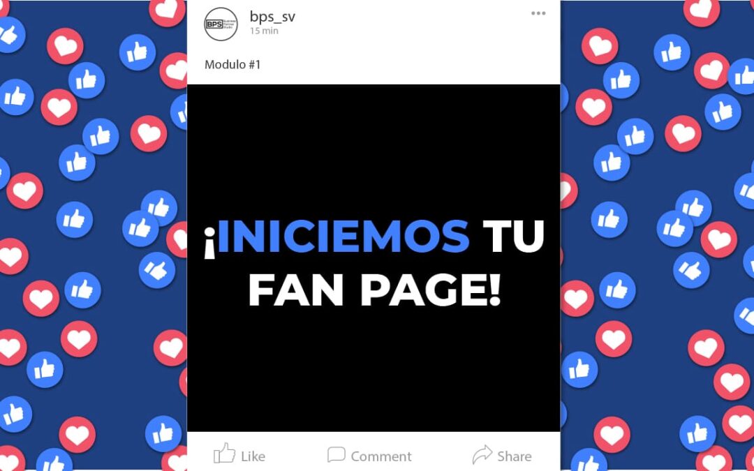 1. Let’s start your Fan Page! (Day 1 to 6)