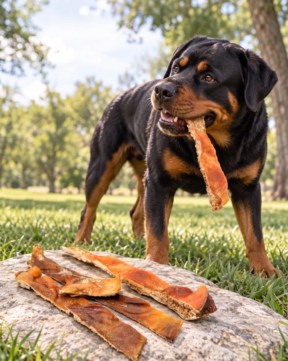 Cane che annusa snack naturali, progetto e-commerce Animal Instinct